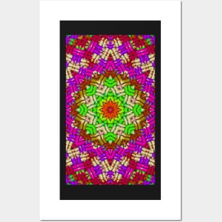 Abstract pattern, symmetrical 2 Posters and Art